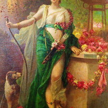 Схема вышивки «Богиня»