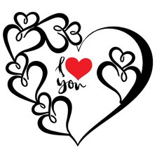 Схема вышивки «Cuore Love»