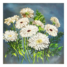 Схема вышивки «Герберы.»