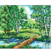 Схема вышивки «Пейзаж»