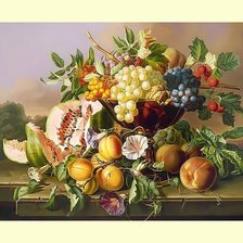 Схема вышивки «Фруктовый натюрморт.»