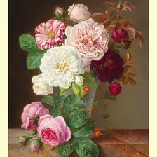 Схема вышивки «Букет. Розы.»