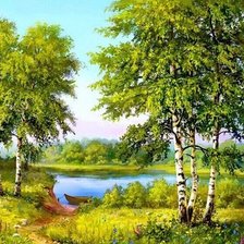 Схема вышивки «природа»