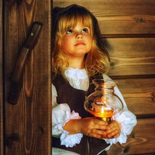 Схема вышивки «Девочка»