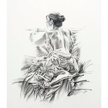 Схема вышивки «Монохром»