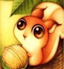 Схема вышивки «белка»