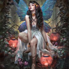 Схема вышивки «Фея»