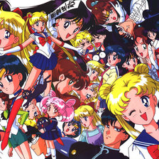 Схема вышивки «Сейлор Мун»