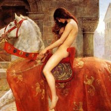 Схема вышивки «Леди Годива»