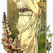 Схема вышивки «цветы гор»