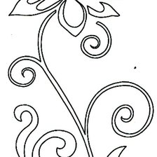 Схема вышивки «Цветочек»