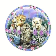 Схема вышивки «котята»