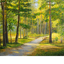 Схема вышивки «Пейзаж»