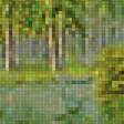 Предпросмотр схемы вышивки «Лебеди на пруду» (№2035427)