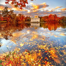 Схема вышивки «Осень в Царском селе»