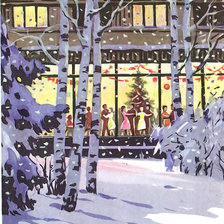 Схема вышивки «Новогодний бал»