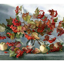 Схема вышивки «Осенний натюрморт.»