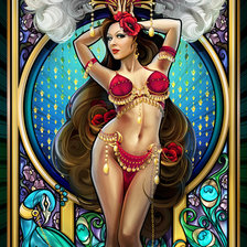 Схема вышивки «Танец живота»