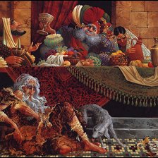 БОГАЧ И ЛАЗАРЬ.ДЖЕЙМС КРИСТЕНСЕН