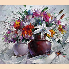 Цветочный натюрморт.