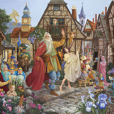 Схема вышивки «ВОЗВРАЩЕНИЕ БАСНИ.ДЖЕЙМС КРИСТЕНСЕН»