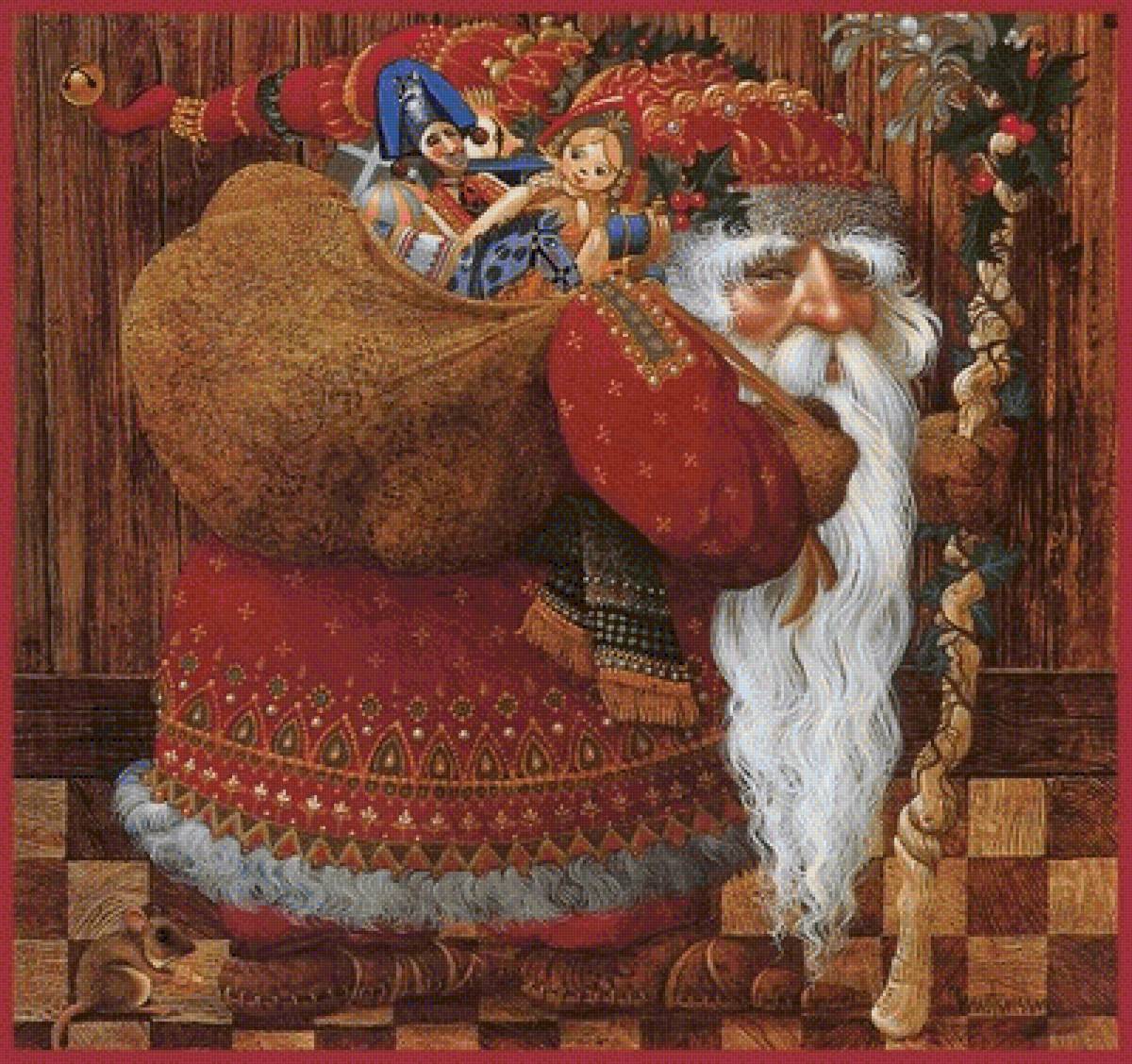 ДЕД МОРОЗ.ДЖЕЙМС КРИСТЕНСЕН - новый год - предпросмотр