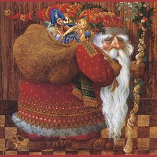 Схема вышивки «ДЕД МОРОЗ.ДЖЕЙМС КРИСТЕНСЕН»