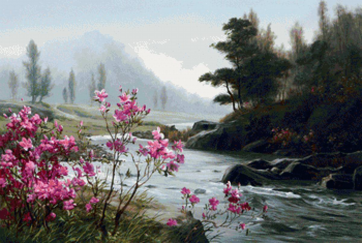 Корея - пейзаж, природа, корея - предпросмотр