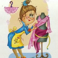 Схема вышивки «Costurera»