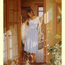 Схема вышивки «Женский образ.»