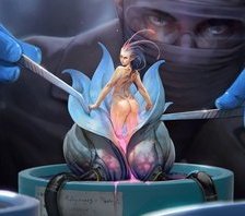 Схема вышивки «ДЮЙМОВОЧКА -1»