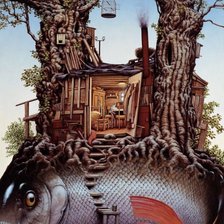 Схема вышивки «ЯЦЕК ЙЕРКА.КРОНЫ ДЕРЕВЬЕВ»