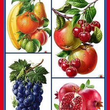 Схема вышивки «Фруктовое ассорти»