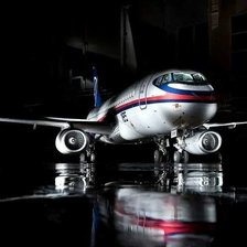 Схема вышивки «SSJ-100»