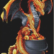 Схема вышивки «Дракон»