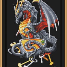 Схема вышивки «Дракон»