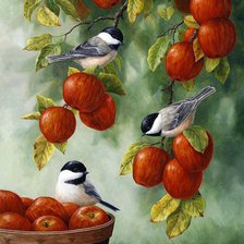 Схема вышивки «Нашли лакомство!!!»