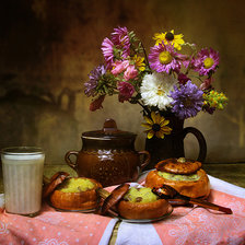 Схема вышивки «цветы»