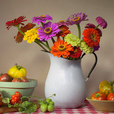 Схема вышивки «цветы»