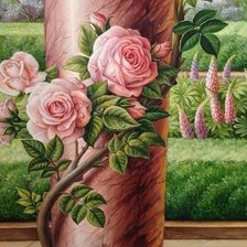 Схема вышивки «цветы»