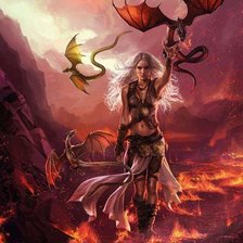 Схема вышивки «Укратительница драконов»