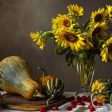 Схема вышивки «подсолнух»