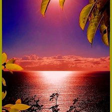 Схема вышивки «Закат»