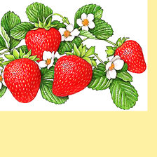 Схема вышивки «Серия "Фруктово-ягодная". Клубничка»