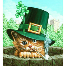 Схема вышивки «Серия "Коты".»