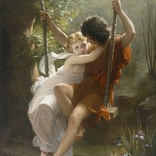 Схема вышивки «На качелях»