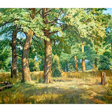 Схема вышивки «Дубовая роща.»