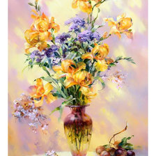 Схема вышивки «Букет.»