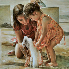 Near the fountain, Balatonfured