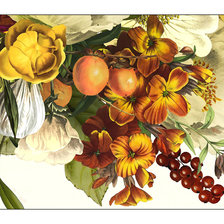 Схема вышивки «Фруктово-цветочный букет.»